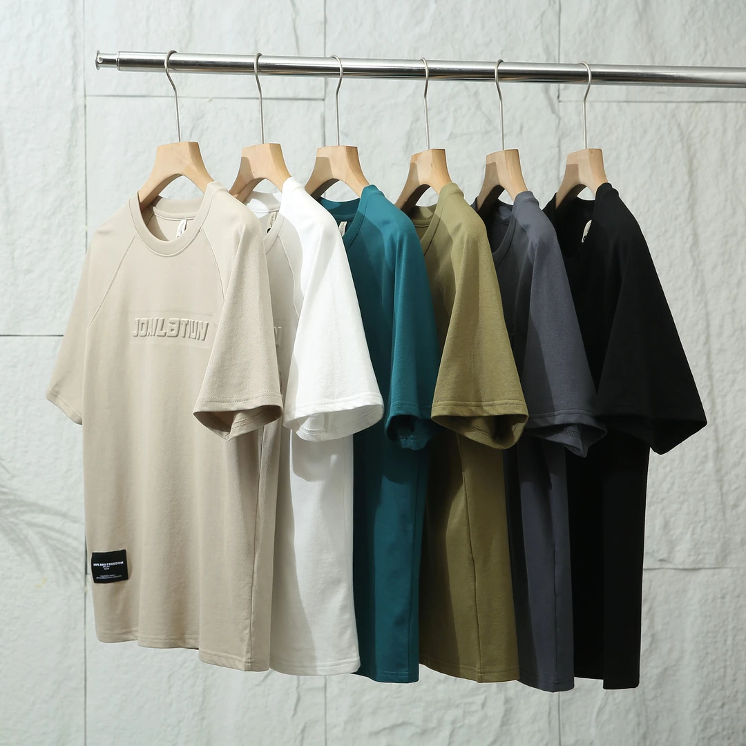 男士短袖T恤夏季薄款简约宽松半袖情侣休闲ins圆领上衣百搭潮流t