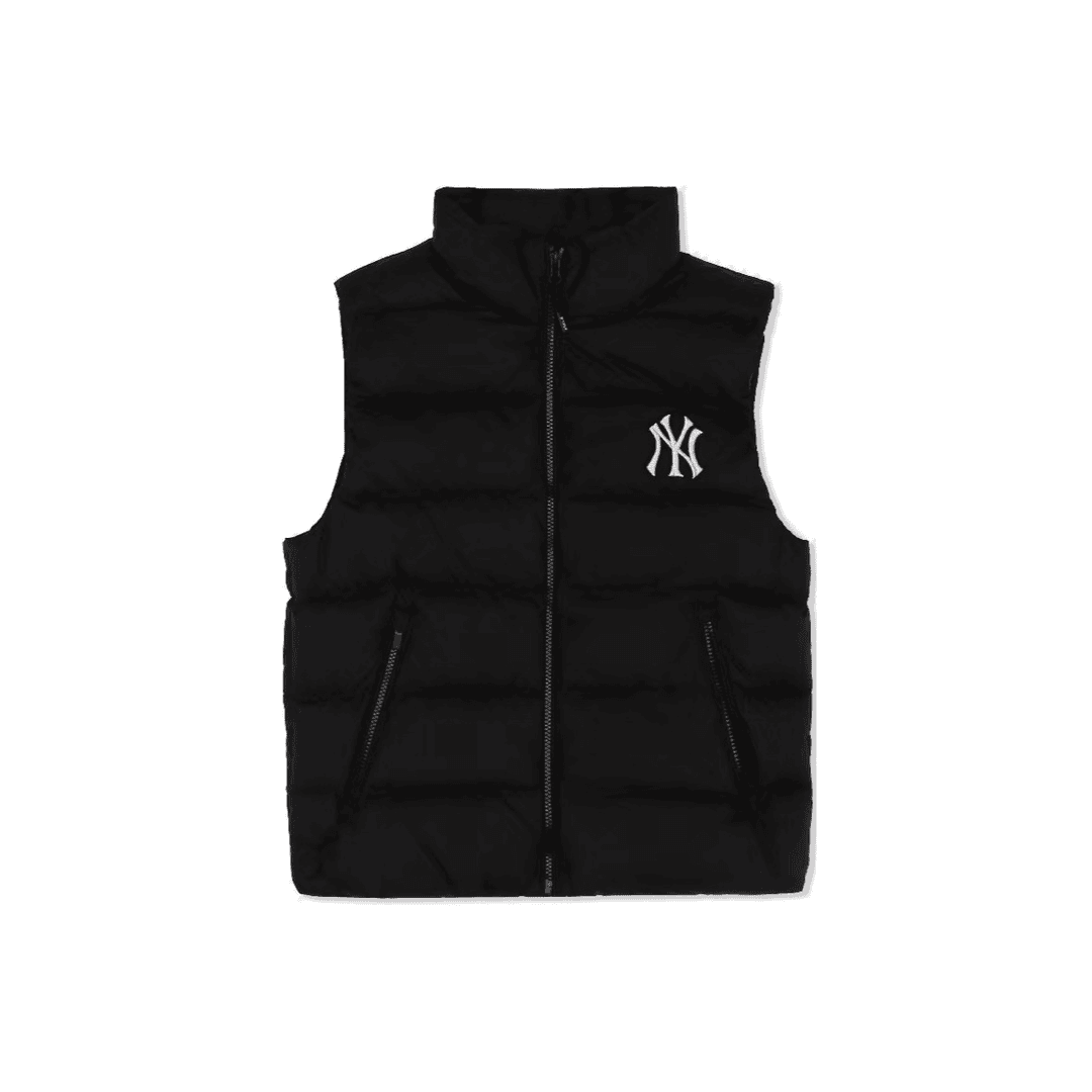 MLB【破价福利】马甲保暖冬季时尚休闲白鸭绒潮服羽绒服运动黑色I马
