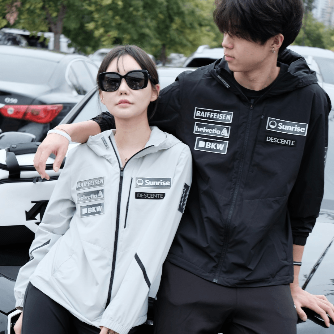 DESCENTE/迪桑特防风冲锋衣夏季奥迪联名男女同款户外SO323SJK91