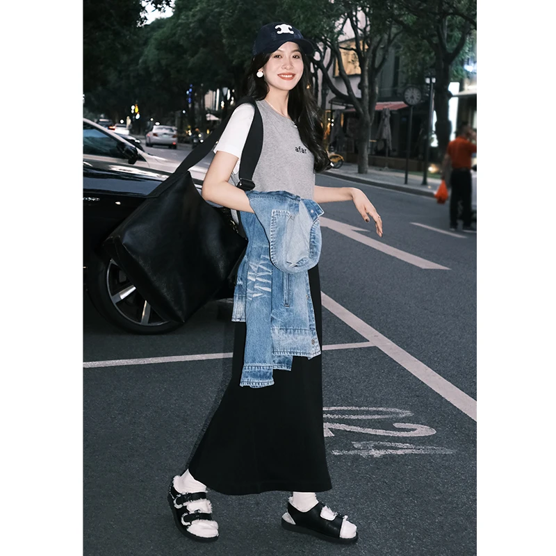 美洋MEIYANG超模鱼尾裙半身裙发热|摇曳生姿法式女装半身裙
