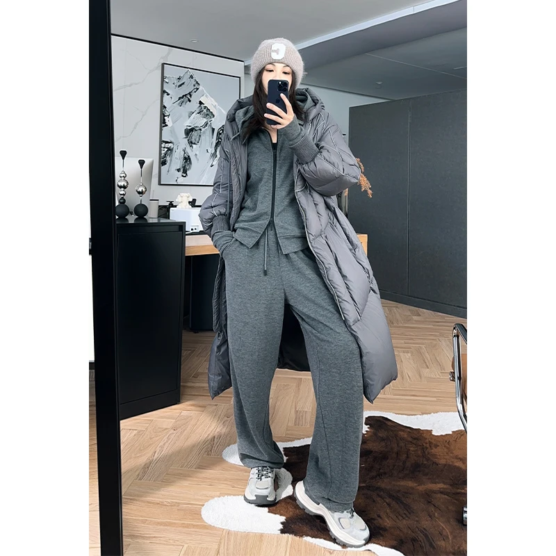 【直播专属】美洋MEIYANG假日套装双拉链连帽卫衣外套秋冬休闲 外出