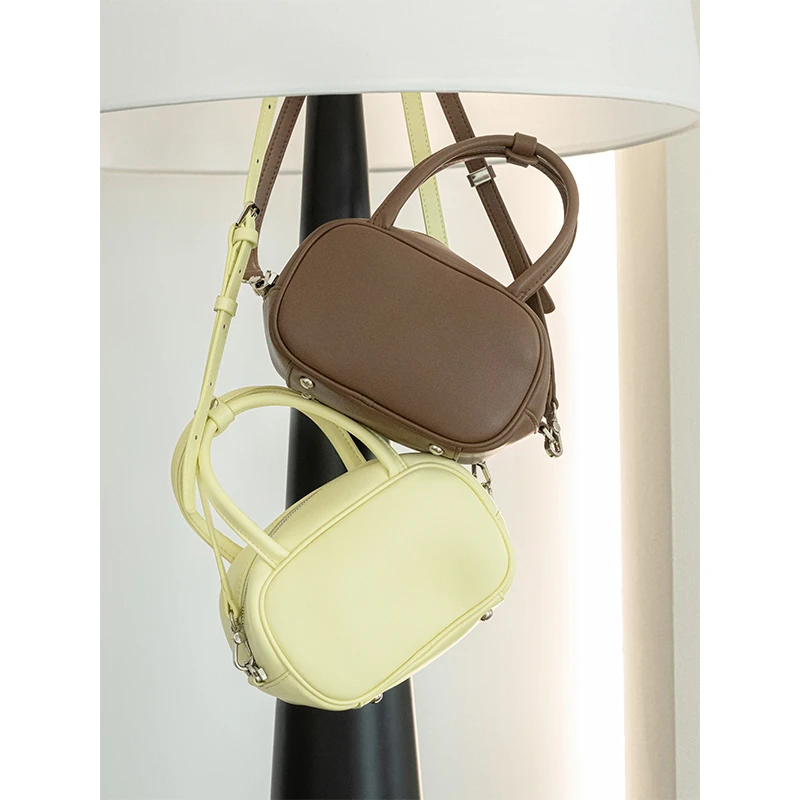 【现货】美洋MEIYANG可可小方包休闲单肩斜跨手提可爱mini枕头包