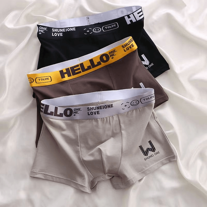 【3条装】  K800 - K999      高品质男士内裤舒适纯棉透气学生男生
