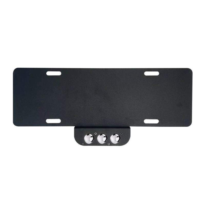 小汽车牌照灯led防水超亮改装车牌灯12V24v越野车钢炮牌照灯通用