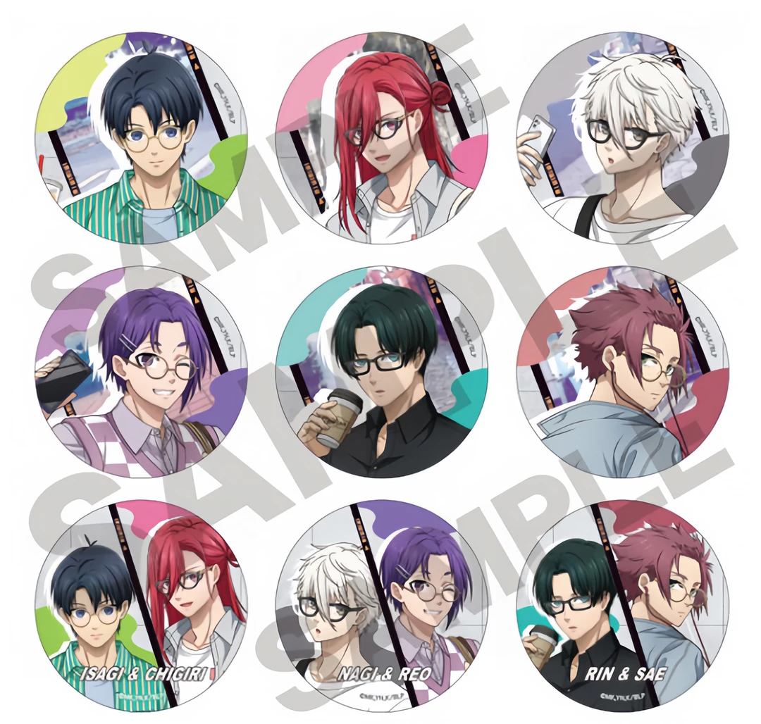 【蓝色监狱】蓝锁假日眼镜吧唧徽章