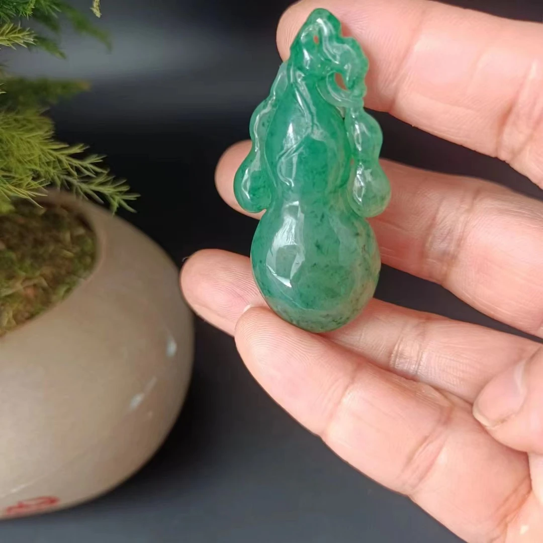 精品独山玉保平安葫芦