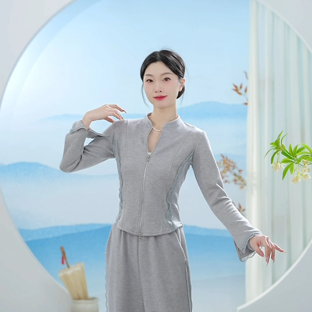 3487 D舞蹈练功服古典舞服装教师上衣成人女显瘦形体新款