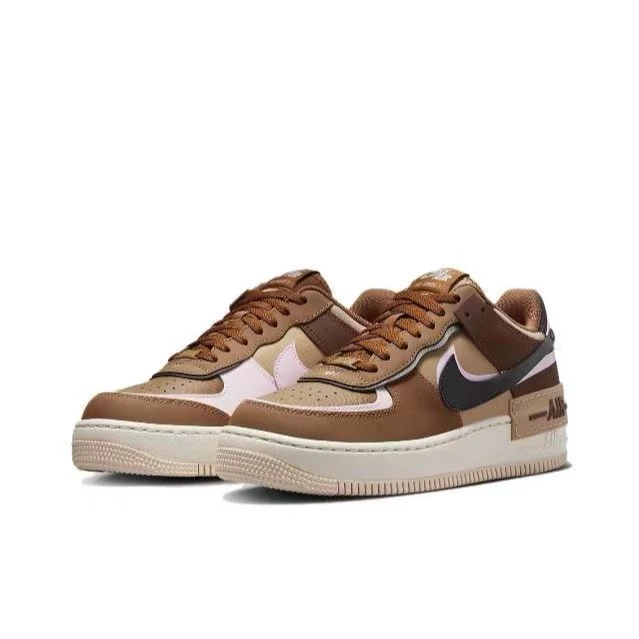 NIKE/耐克女鞋 AF 1空军 Shadow 雅丹风 增高轻便板鞋 DZ1847-200