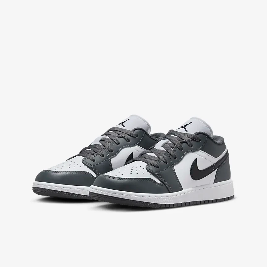 NIKE/耐克女鞋AJ 1（GS）水泥灰 经典复古低帮休闲板鞋- 553560-152