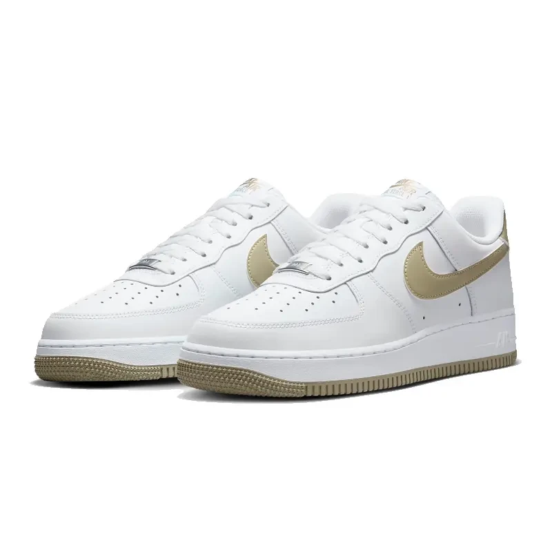 NIKE/耐克男鞋AF1空军一号 奶油卡其 雅丹风 休闲板鞋-FJ4146-110