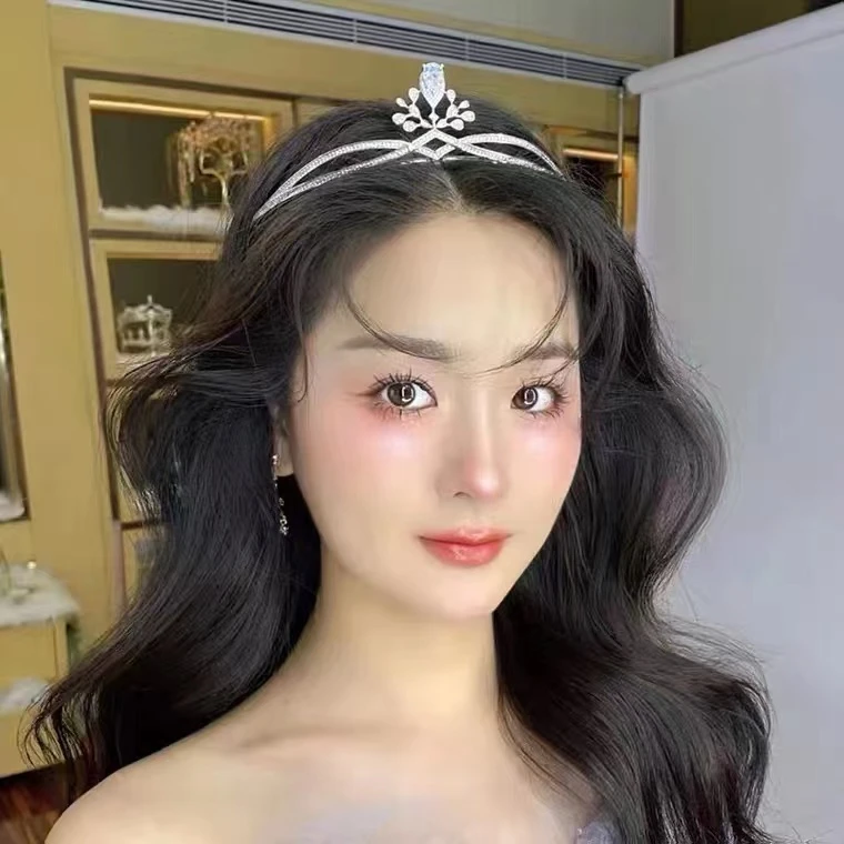 HG0024公主皇冠十八岁成年头饰大气头冠生日礼物网红王冠拍照发饰