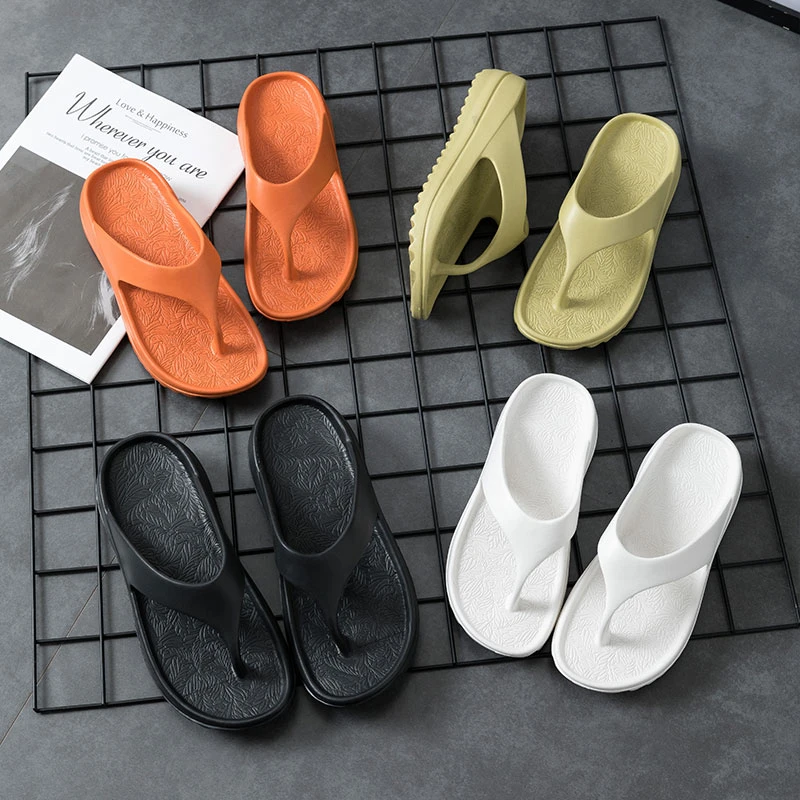 人字拖女夏季夹板情侣软底潮流个性浴室家用室内防滑耐磨轻便舒适