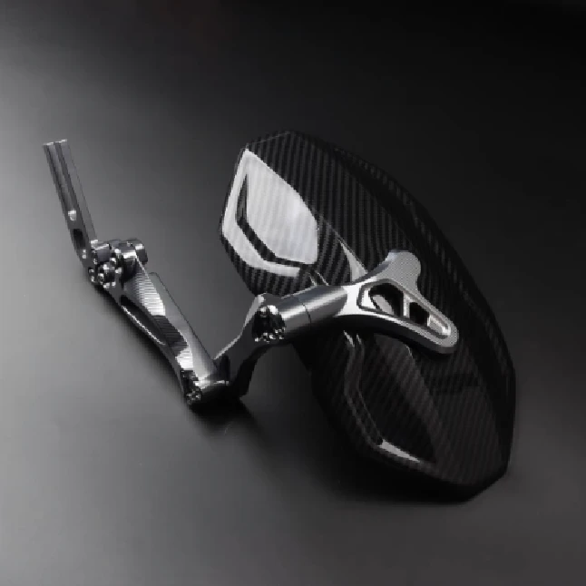 九号小牛黑色银色可调后盾改装碳纤维水转印后挡泥板