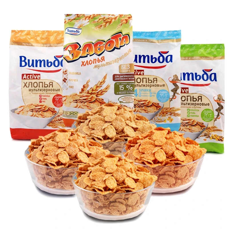 【买一送一】白俄罗斯进口Vitba牌即食麦片混合型麦麸谷物饱腹250g