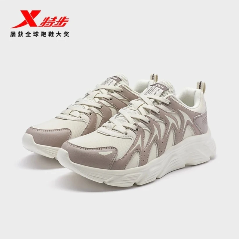 特步跑步鞋女轻便减震运动鞋休闲软底女鞋子专业跑鞋977418110076