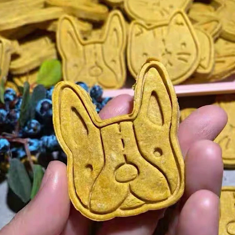 宠物饼干（猫狗通用）鸡肉奶酪燕麦手工制作无添加