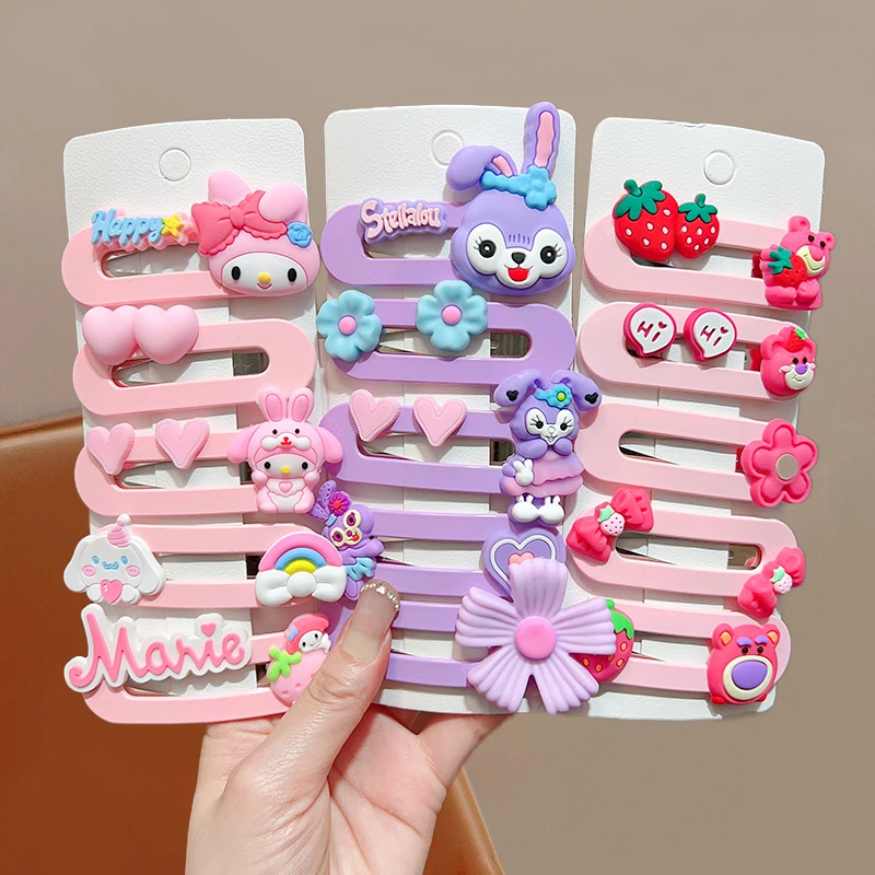 【儿童】库洛米前额侧边夹碎发夹夏女童bb夹发夹可爱发卡发饰头饰