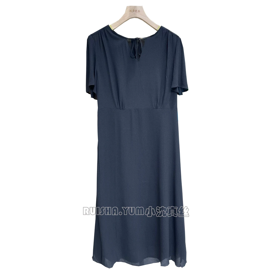 桑蚕丝连衣裙断码季末清仓