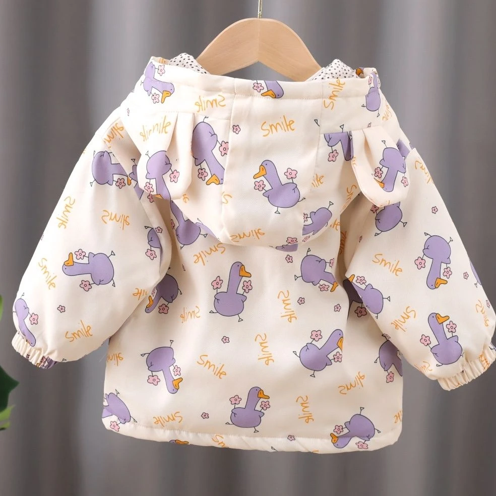 儿童外套女童2025新款爆款春秋外穿秋冬夹棉加厚保暖女童新款秋装