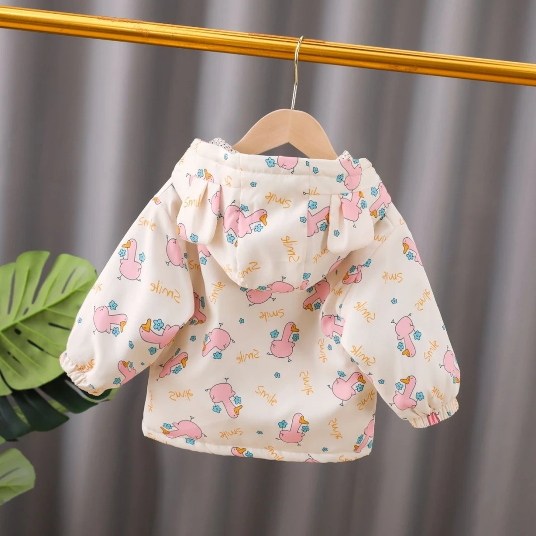 儿童外套女童2025新款爆款女童新款秋装春秋夹棉加厚秋冬保暖外穿