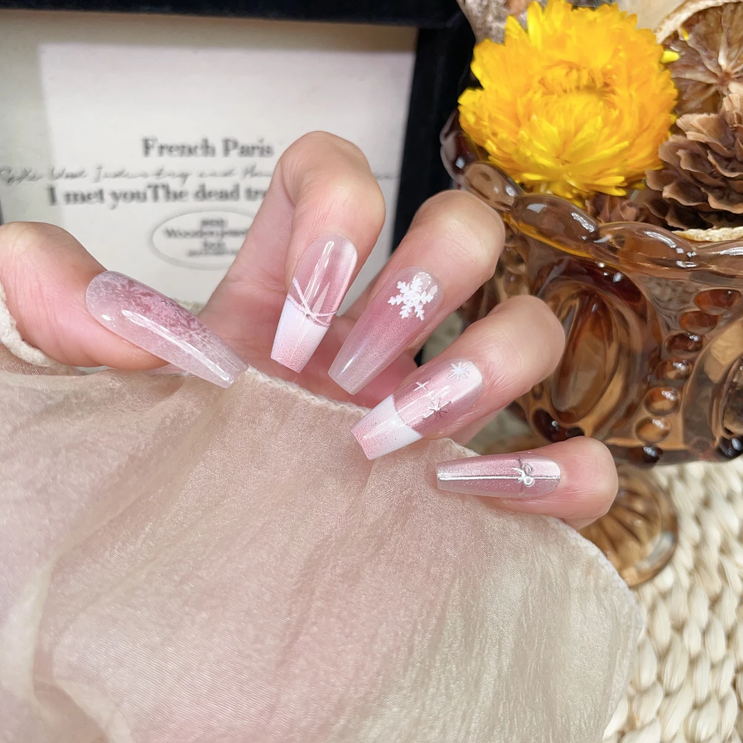 Dimor迪沫尔【腮红法式】穿戴甲高级轻奢时尚百搭温柔显白美甲60