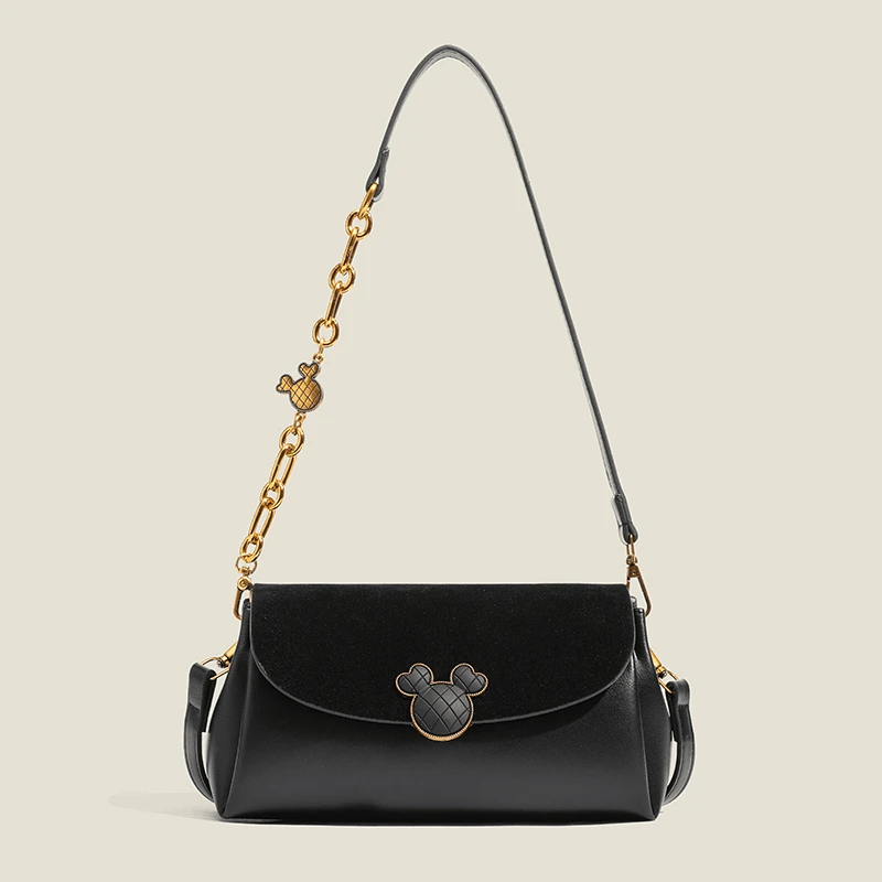 复古休闲小包包女2024新款夏季单肩女包翻盖百搭斜挎包洋气小包