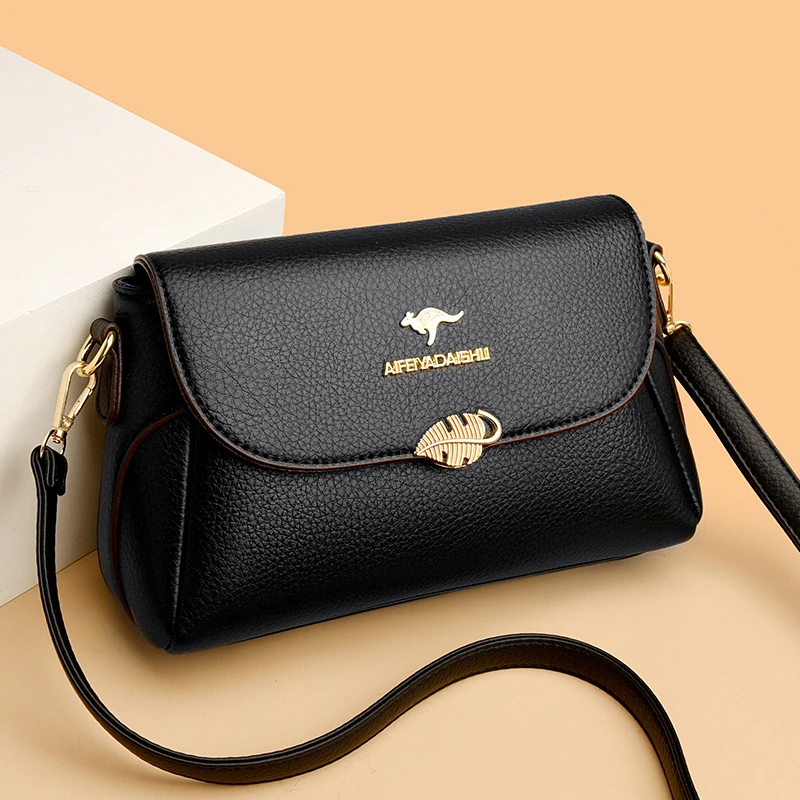 2024新款时尚百搭潮流韩版手提包妈妈单肩斜跨包