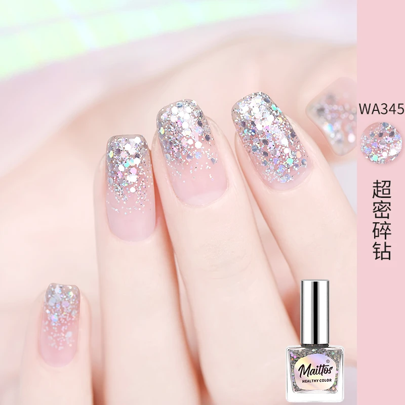 2025新款魅涂免烤速干指甲油持久无味水性可撕拉显白流行~345