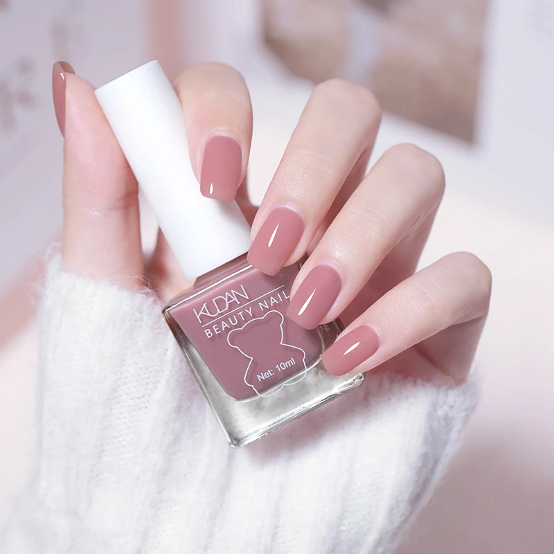 2025新款网红免烤速干指甲油持久油性不可撕拉流行~K11肉粉豆沙