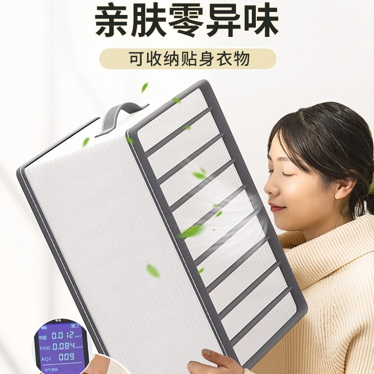 分格款收纳筐裤子衣服整理神器抽屉式储物收纳柜家用多格收纳箱