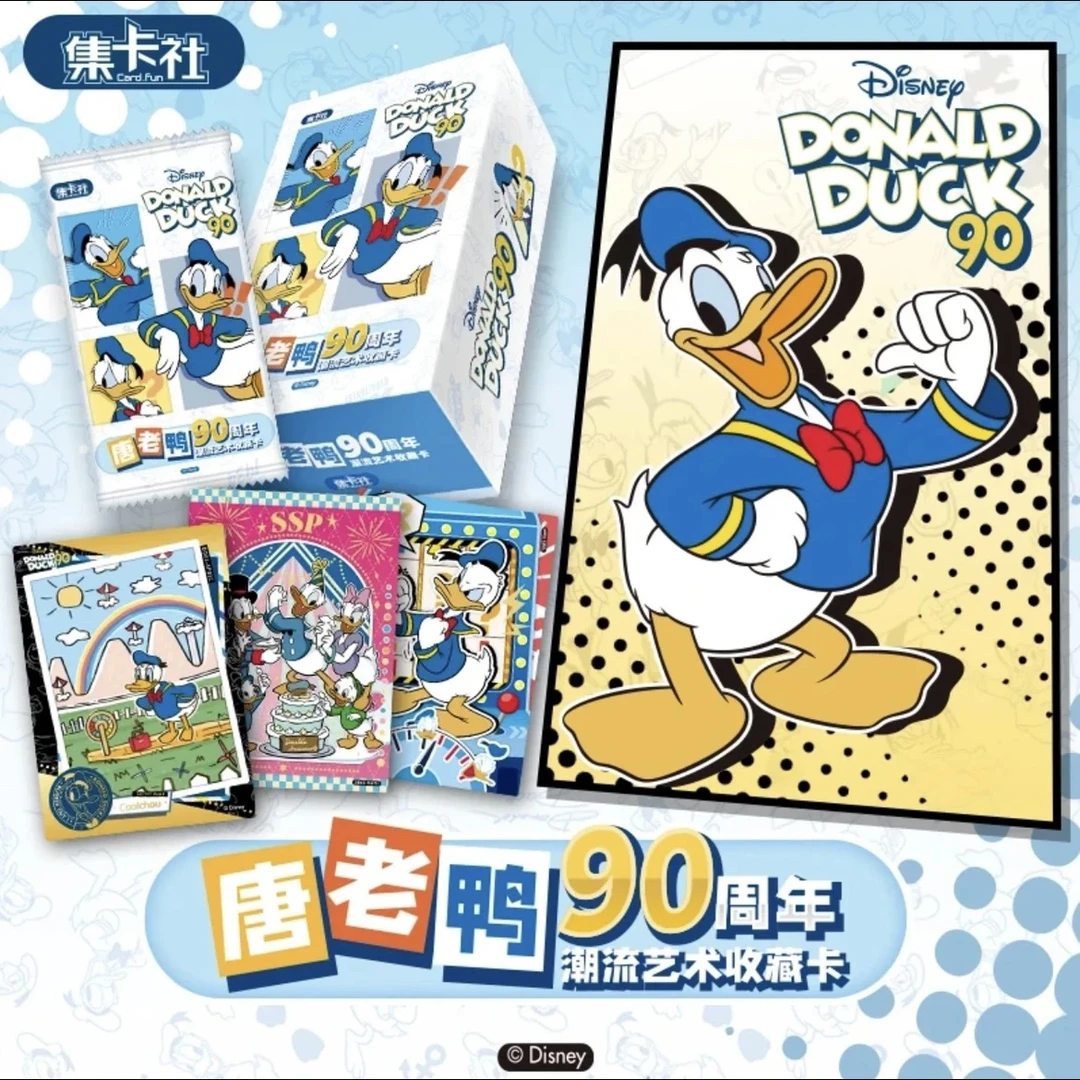 湫欧【散包/拆盒】《唐老鸭90周年》集卡社 收藏卡牌