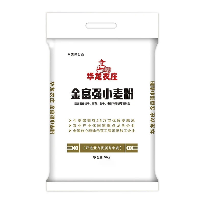 华龙农庄金富强小麦粉 5kg 新老包装随机