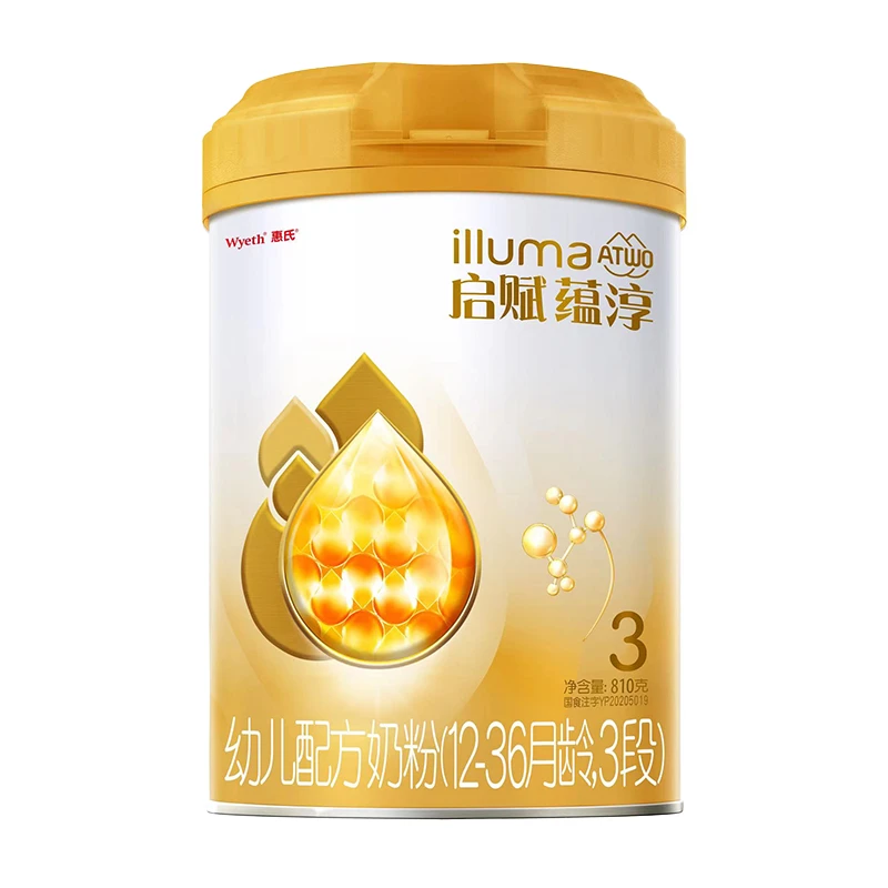 惠氏启赋蕴淳幼儿配方奶粉3段 810g
