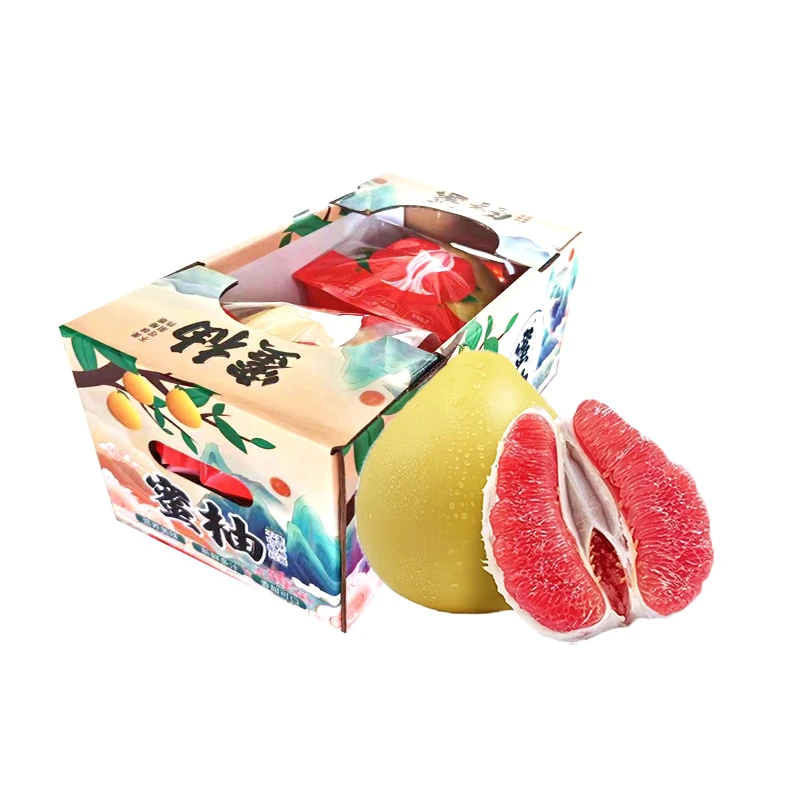 红肉蜜柚两粒装（箱）约3kg