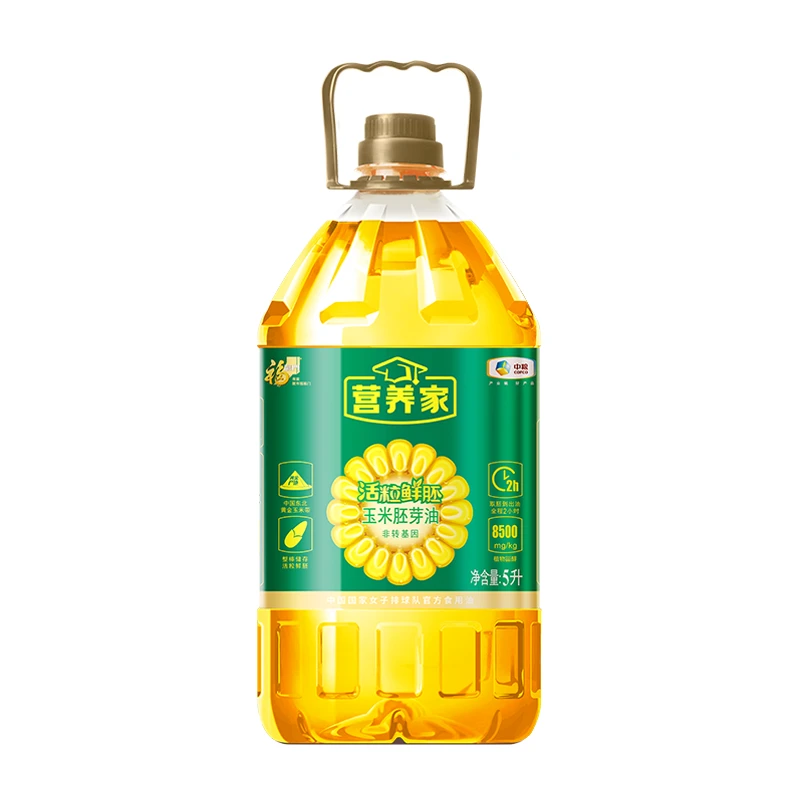 福临门活粒鲜胚玉米胚芽油 5L