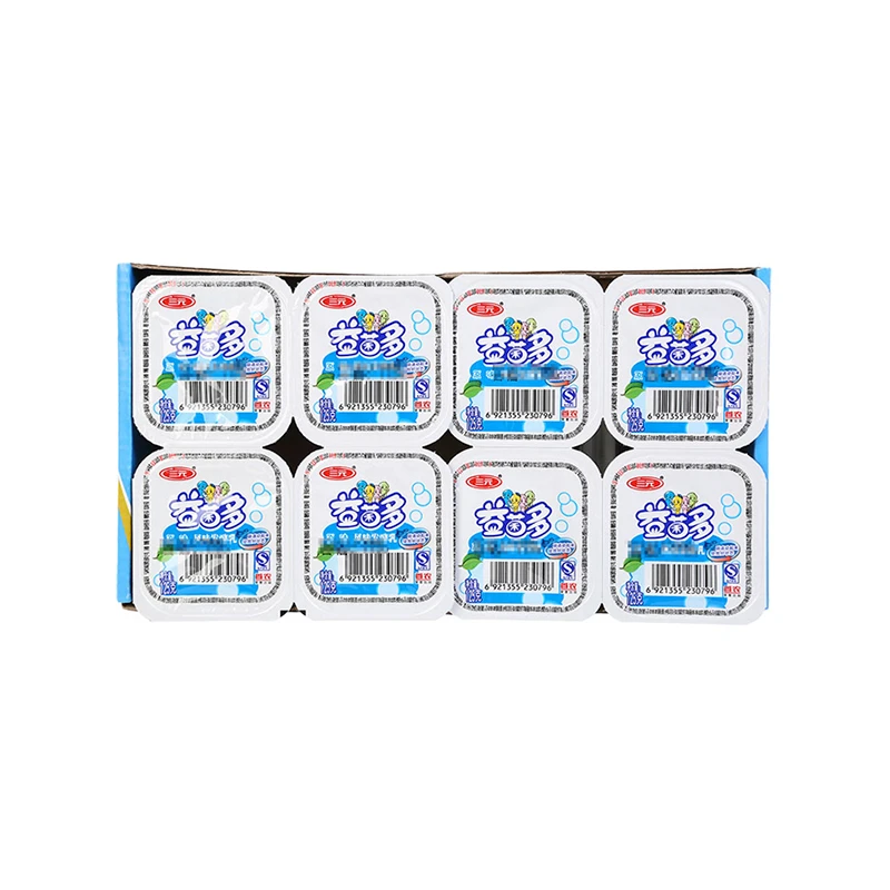 三元益菌多风味发酵乳 原味 125g*8 新老包装随机