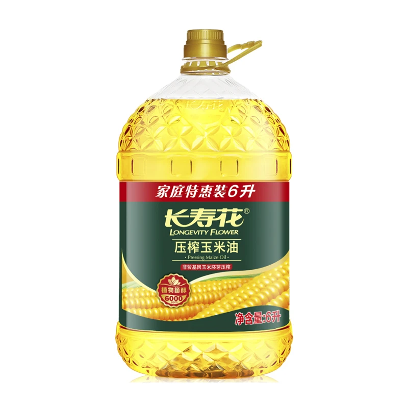 长寿花压榨玉米油 6L