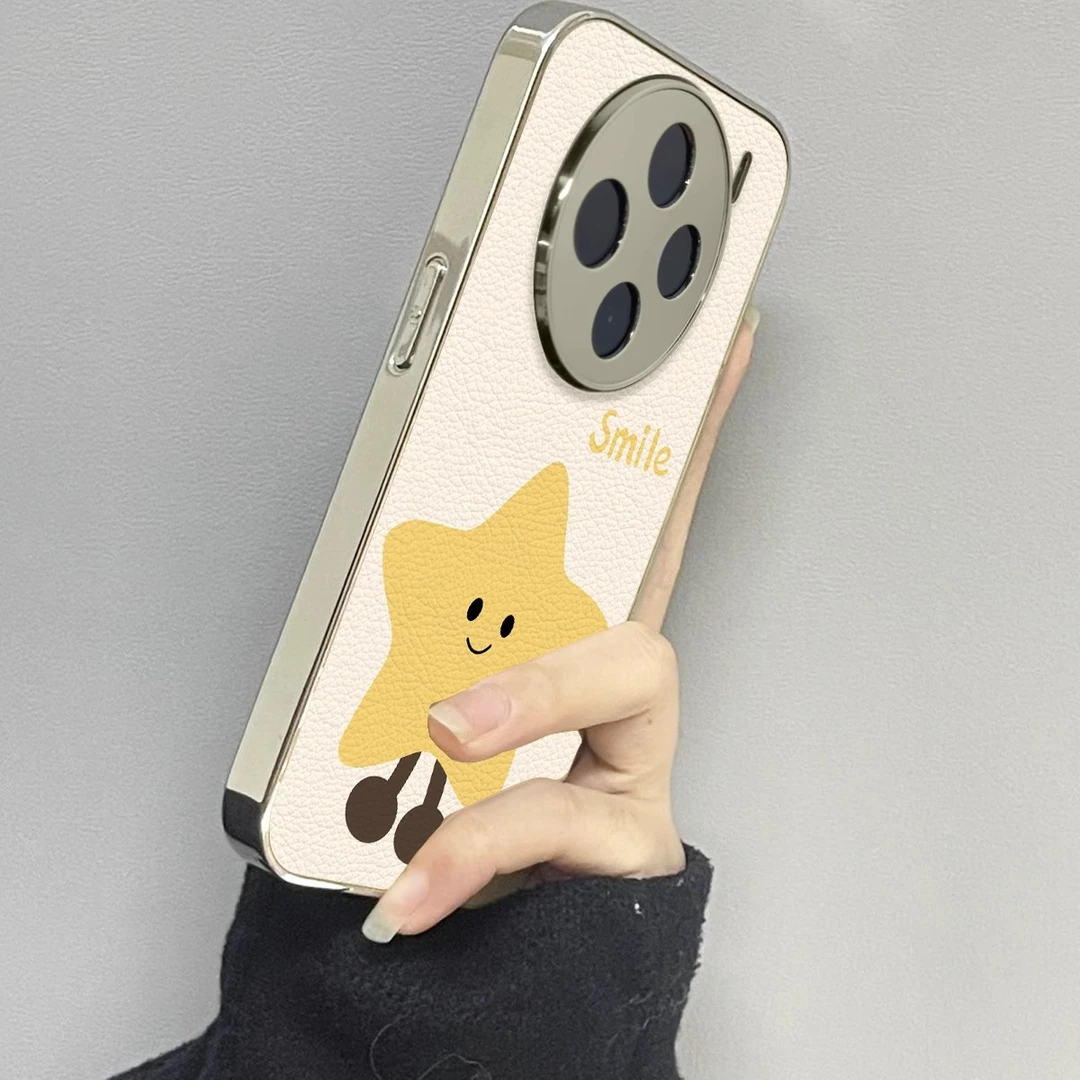 适用vivox200手机壳月亮星星x100ultra保护壳x200pro情侣x100创意