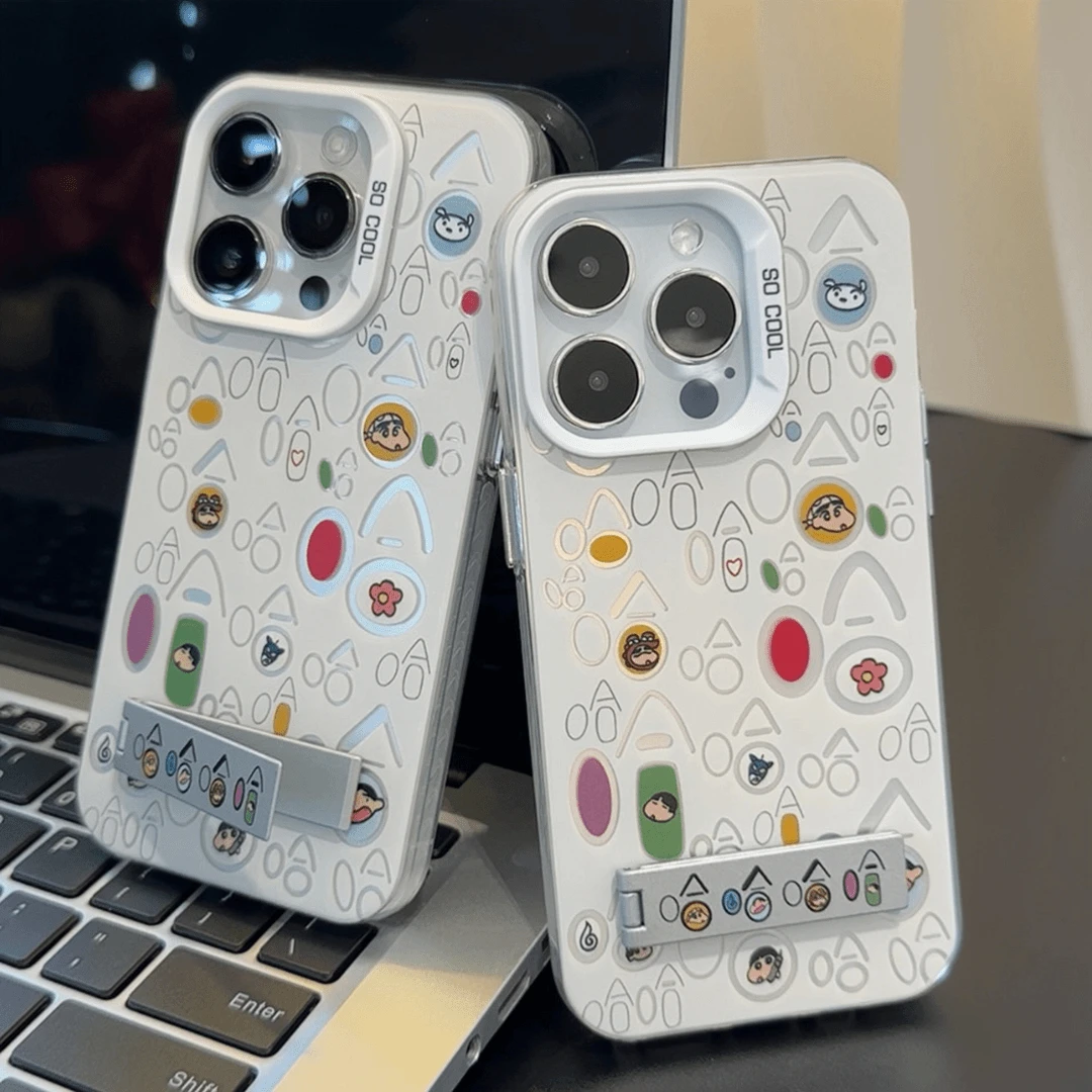 哈哈小新之家适用苹果17pro手机壳个性创意16promax保护壳带支架