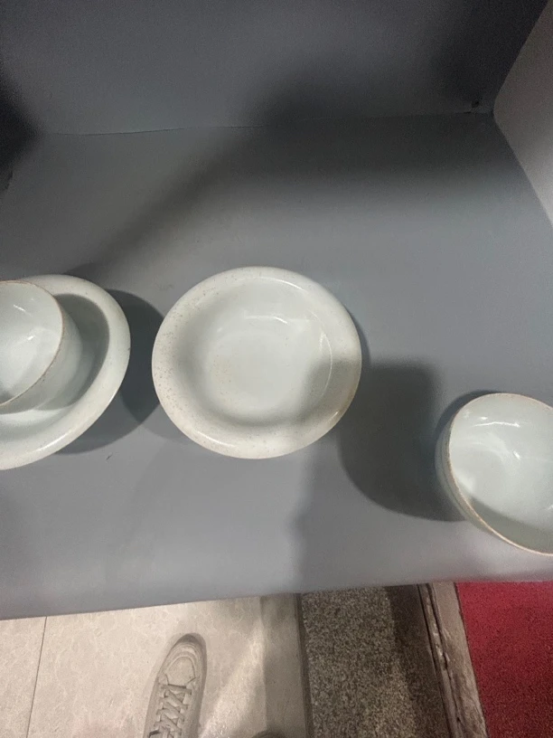 福田窑茶盏，釉水肥厚