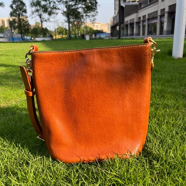 【CHAO.P.J/潮皮匠】头层复古斜挎包