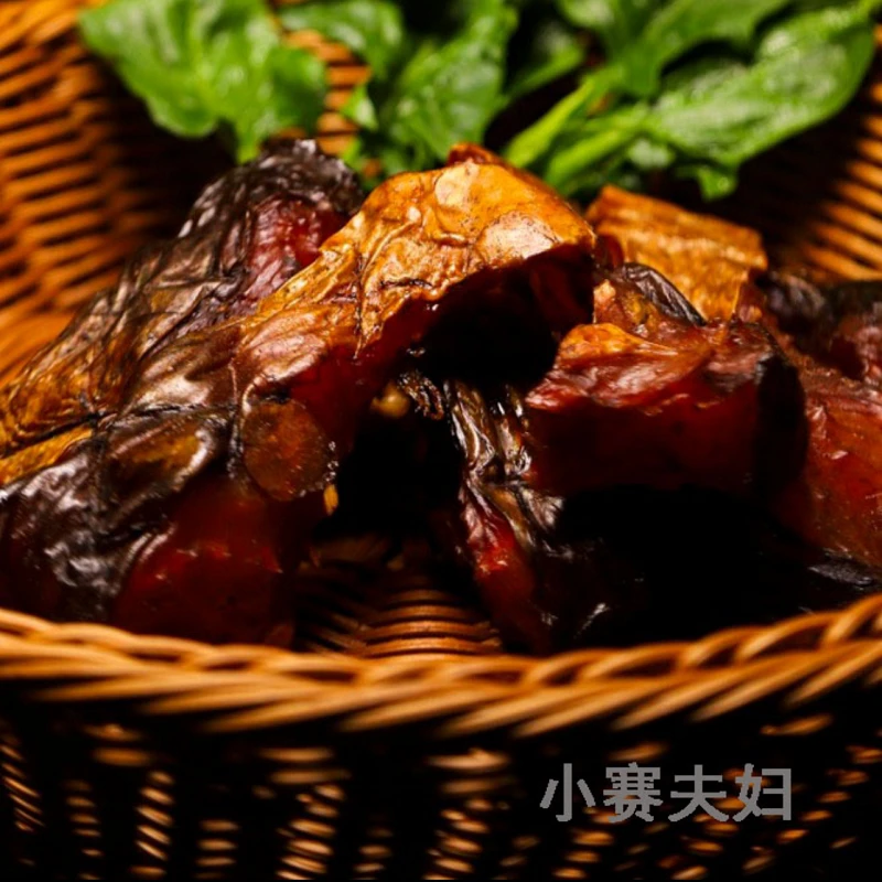 【小赛夫妇推荐】农家烟熏腊草鱼1斤湖南湘潭正宗传统腊鱼