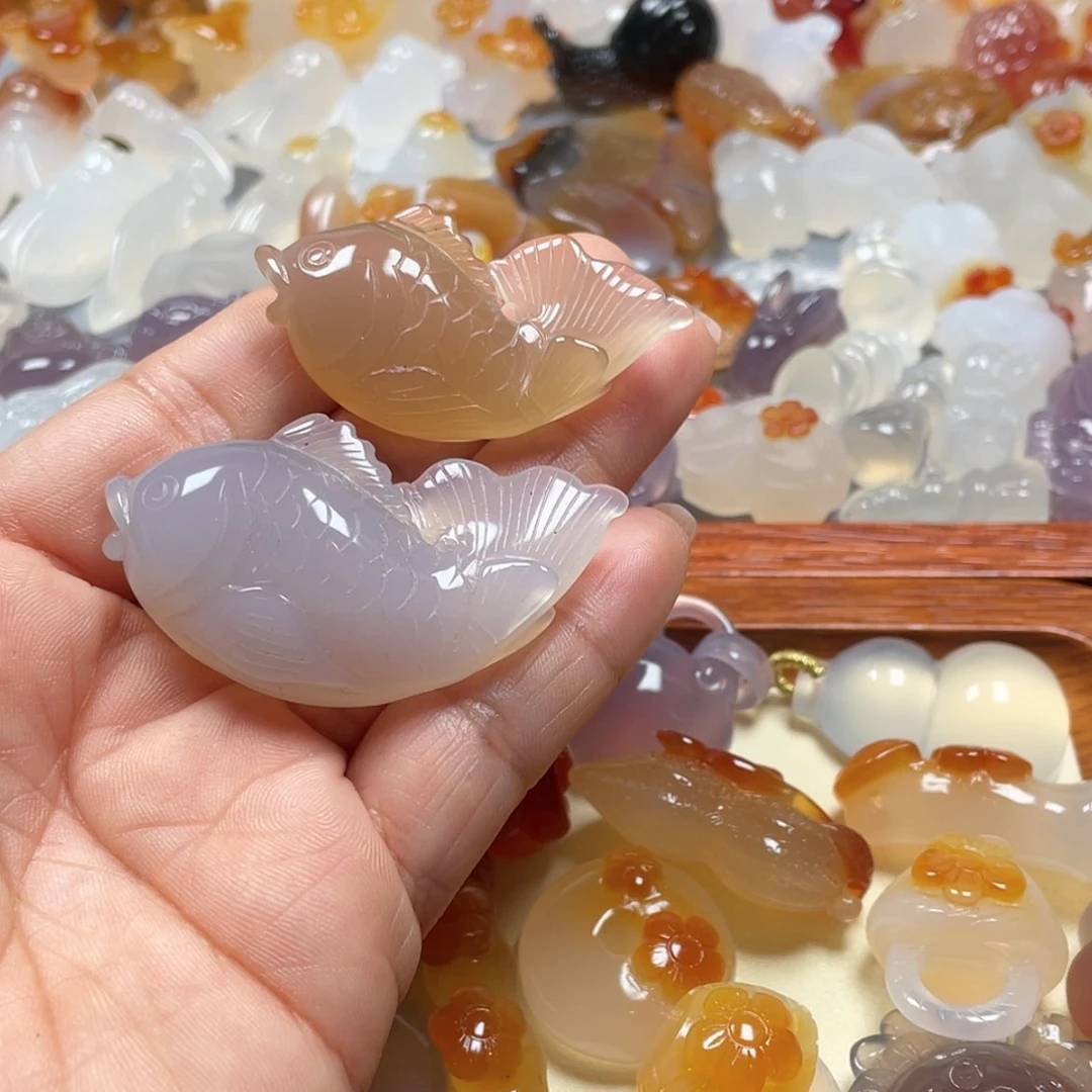 【闪购商品】玛瑙/玉髓颈饰未镶嵌荼*