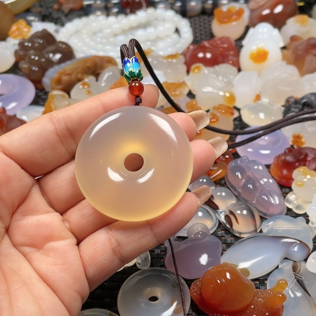 【闪购商品】玛瑙/玉髓颈饰未镶嵌小*