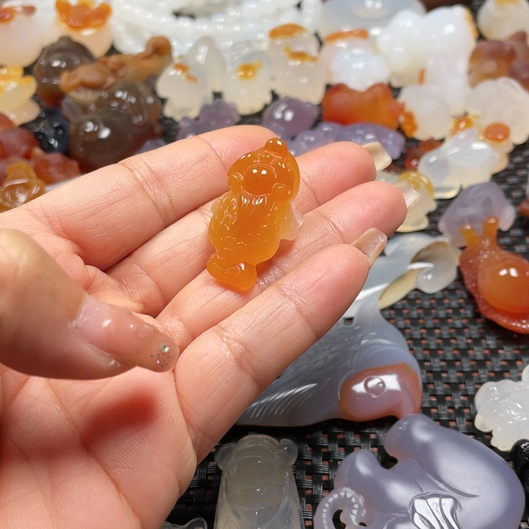 【闪购商品】玛瑙/玉髓颈饰未镶嵌海***鸣