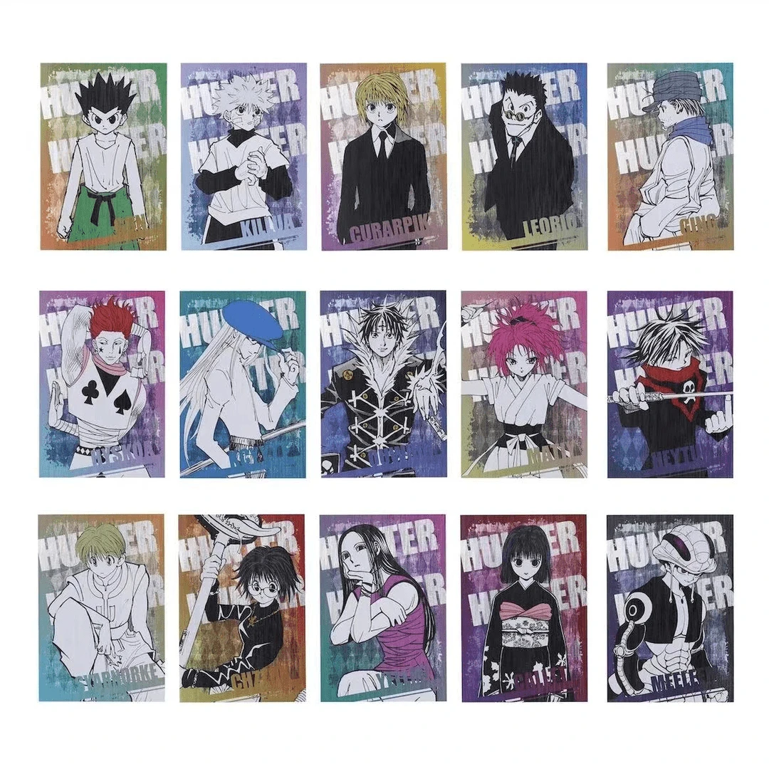 【顺丰包邮】全职猎人 烫金明信片 【代拆】