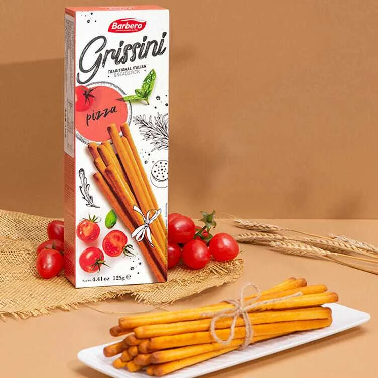 意大利进口Barbero巴贝罗面包条橄榄油披萨味经典原味面包干零食