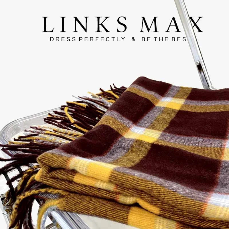 LINKS MAX氛围感穿搭情侣款围巾1218