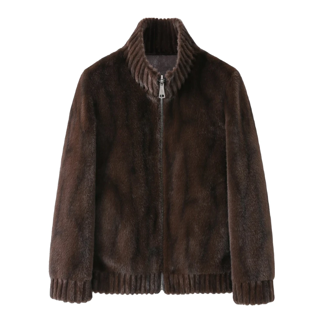 【官方严选】秋冬新款立翻领两面穿潮流休闲男士外套时尚加厚保暖