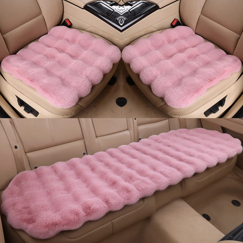 冬季泡泡绒汽车坐垫加厚保暖